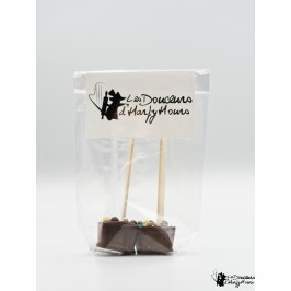 Sucettes à chocolat chaud